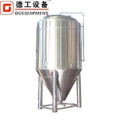 Ipari sörfőzőberendezés 2000L kúpos hengeres tartály / fermentor a mikrokészítéshez