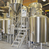 10BBL ipari felhasználású rozsdamentes acélszigetelt sörfőző söröző rendszer euróban