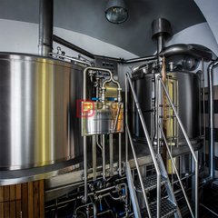 1000L ipari rozsdamentes acél sörfőzőgép, amely kézműves sör készítésére van testreszabva