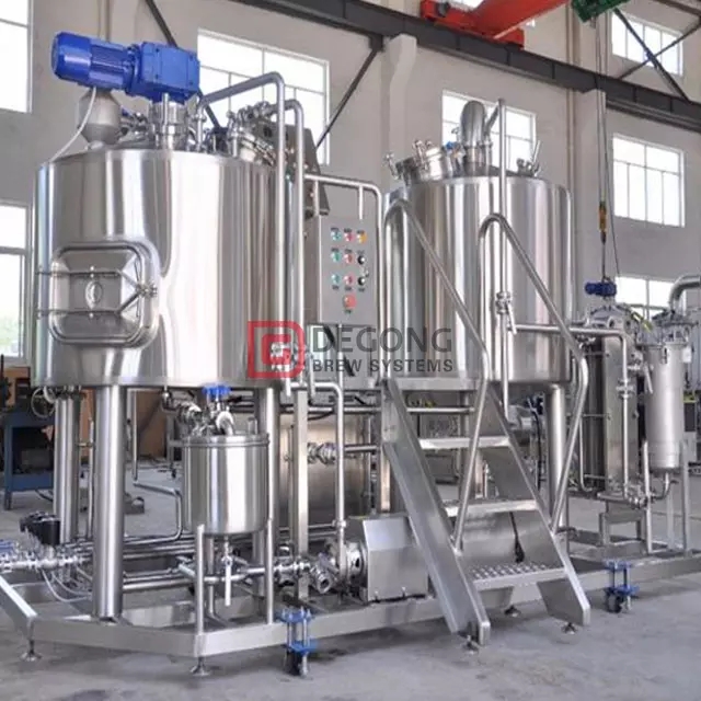 Az 5BBL kézműves sörfőzőberendezések rozsdamentes acélból készült kereskedelmi sörfőző gépek gyártója