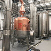 200L / 500L / 1000L desztilláló berendezés rozsdamentes acélból készült desztilláló berendezés, vodka / gin alkohol előállítási berendezés