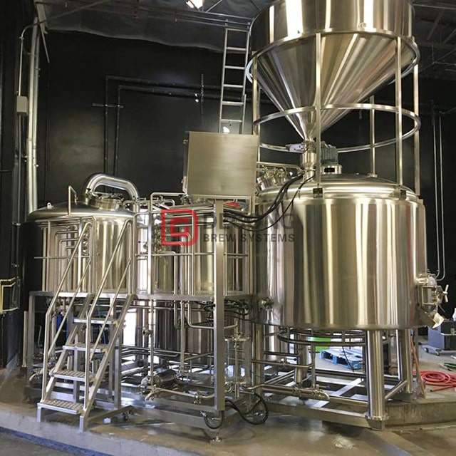 1000L SS304 / 316 kúpos fermentor és sörfõzõ vízforraló teljes sörfõzõ rendszer